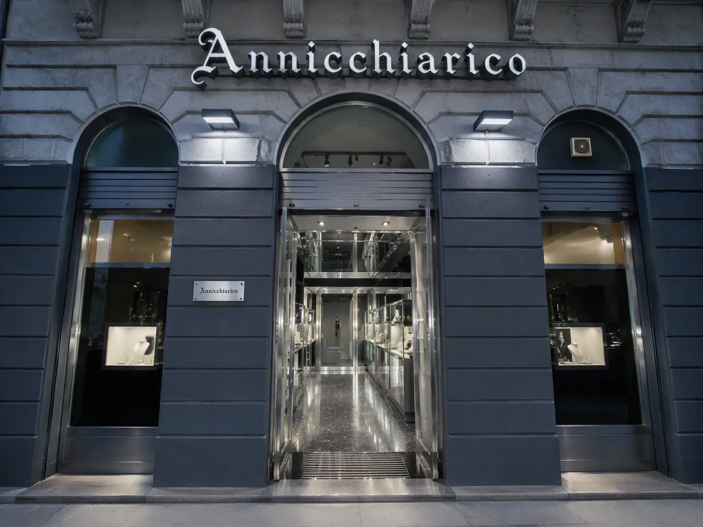 Ingresso della gioielleria